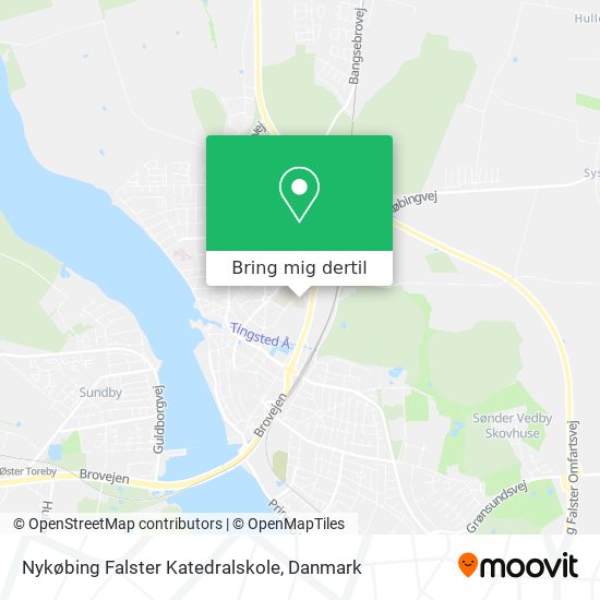 Nykøbing Falster Katedralskole kort