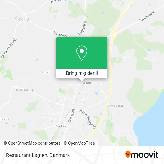 Restaurant Løgten kort