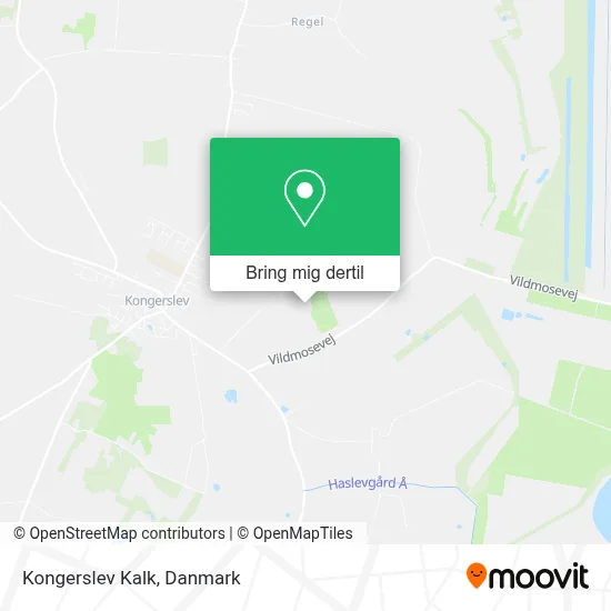 Kongerslev Kalk kort