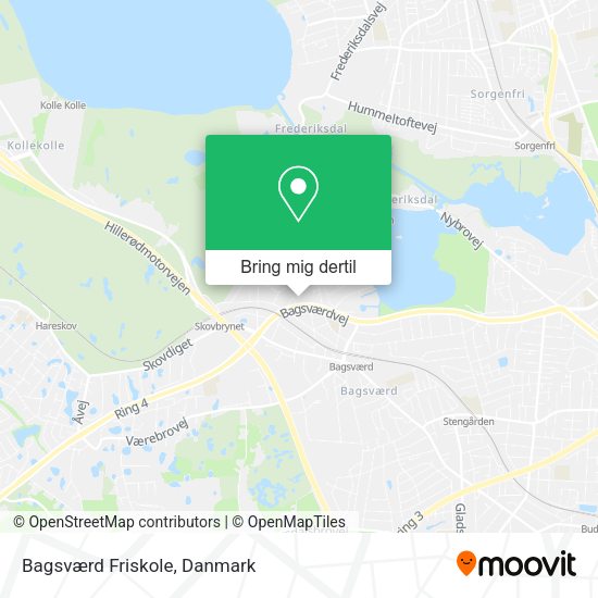 Bagsværd Friskole kort