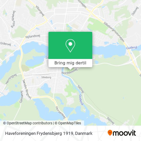 Haveforeningen Frydensbjerg 1919 kort