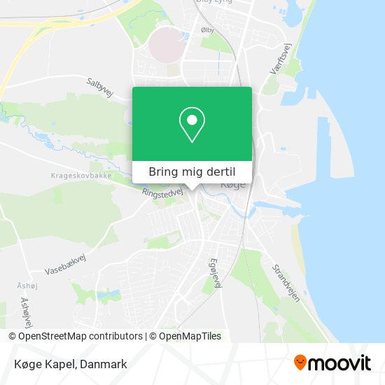 Køge Kapel kort