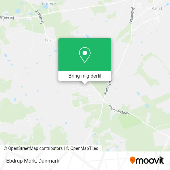 Ebdrup Mark kort