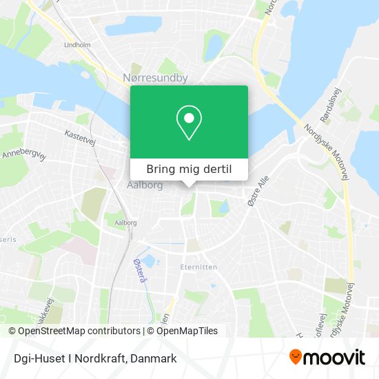 Dgi-Huset I Nordkraft kort