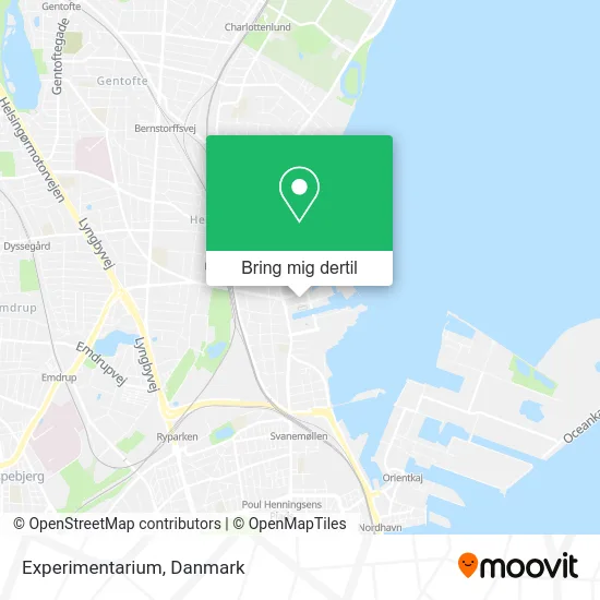 Experimentarium kort