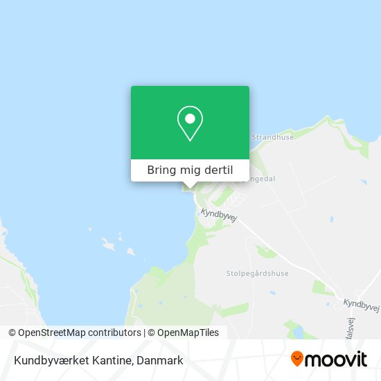 Kundbyværket Kantine kort