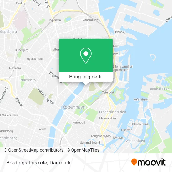 Bordings Friskole kort