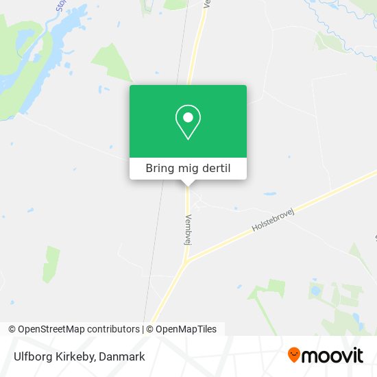 Ulfborg Kirkeby kort