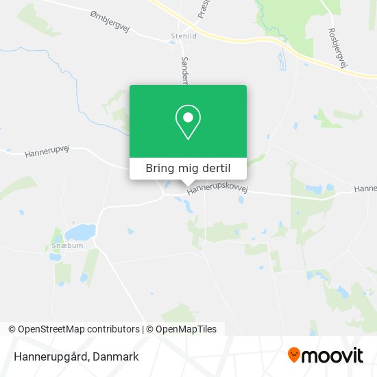 Hannerupgård kort