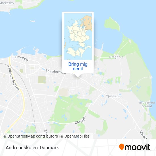 Andreasskolen kort