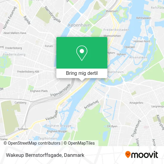 Wakeup Bernstorffsgade kort