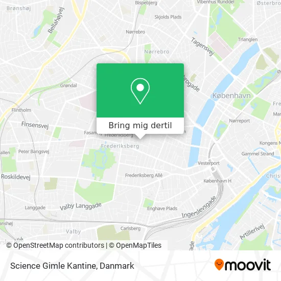 Science Gimle Kantine kort