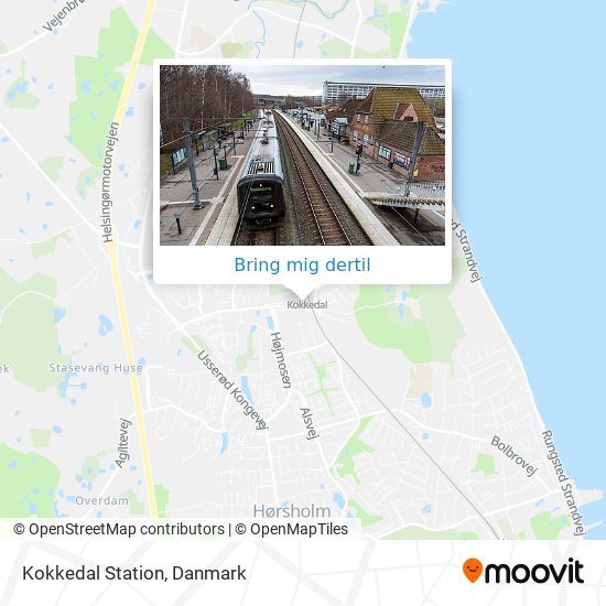 Kokkedal Station kort