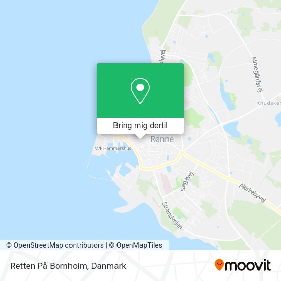 Retten På Bornholm kort