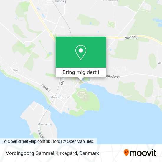 Vordingborg Gammel Kirkegård kort