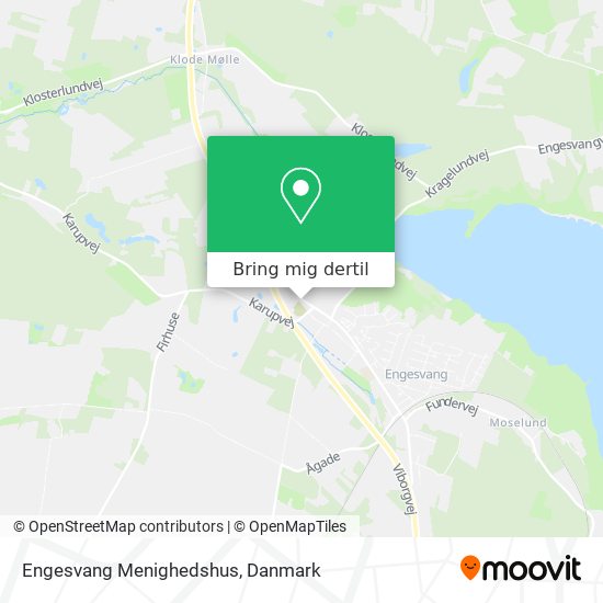 Engesvang Menighedshus kort