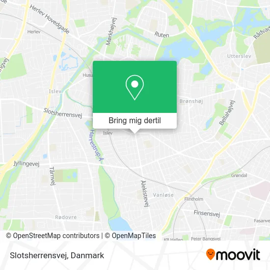 Slotsherrensvej kort