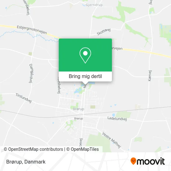 Brørup kort