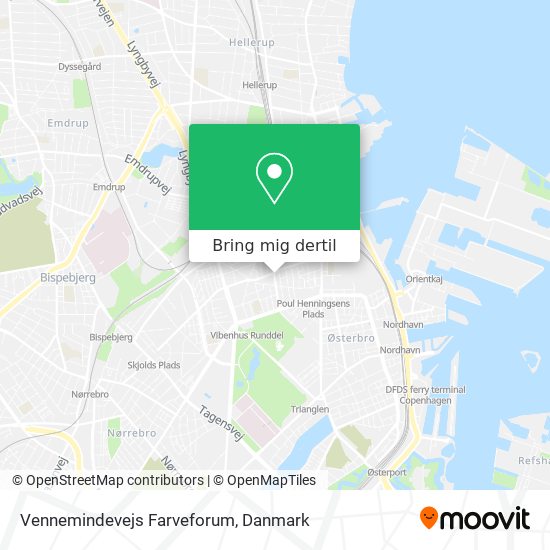 Vennemindevejs Farveforum kort