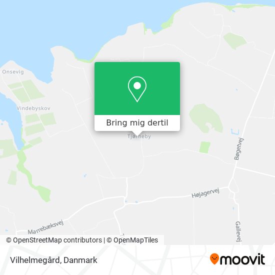 Vilhelmegård kort