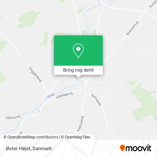 Øster Højst kort