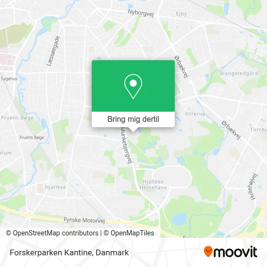 Forskerparken Kantine kort