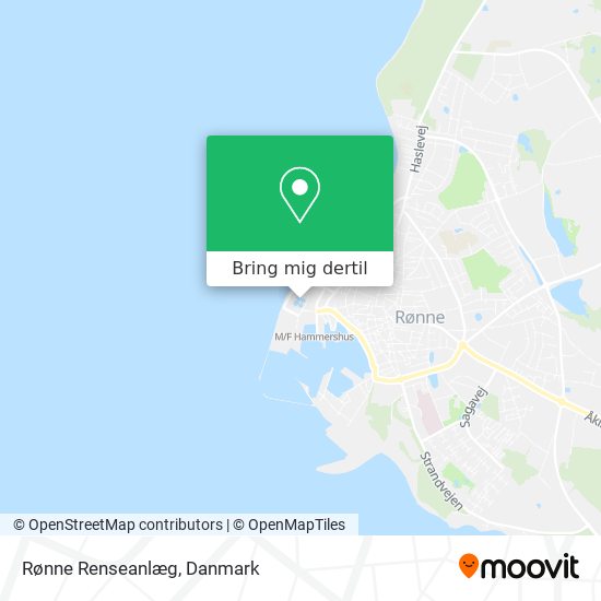 Rønne Renseanlæg kort