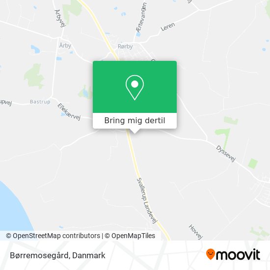 Børremosegård kort