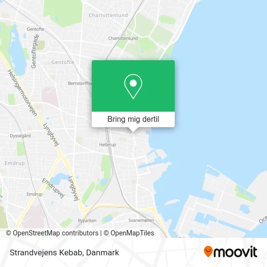 Strandvejens Kebab kort