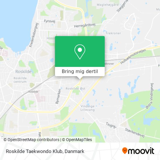 Roskilde Taekwondo Klub kort