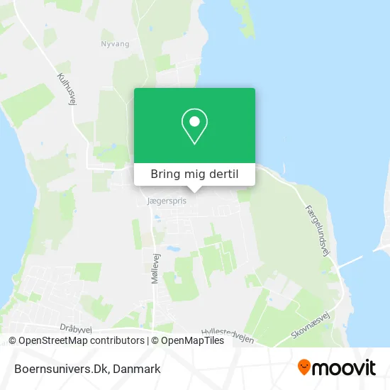 Boernsunivers.Dk kort