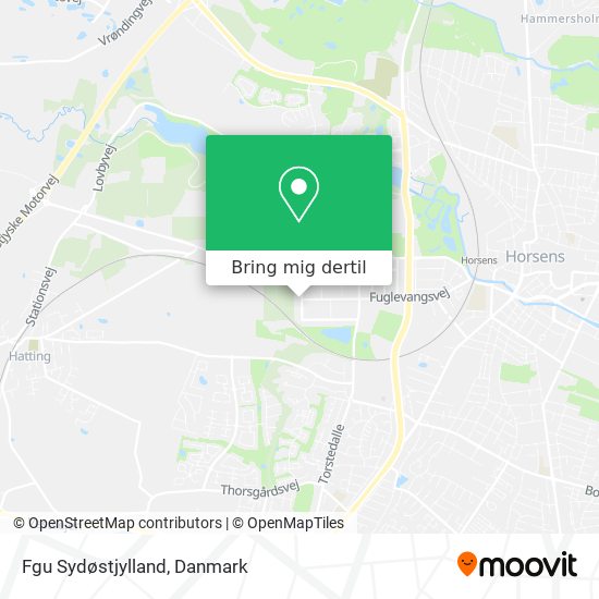 Fgu Sydøstjylland kort