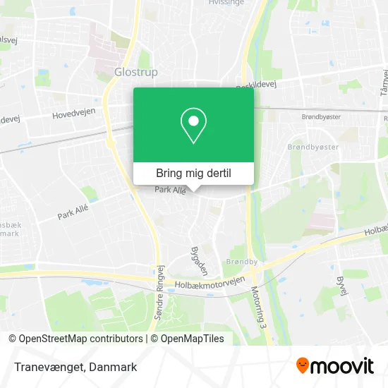 Tranevænget kort