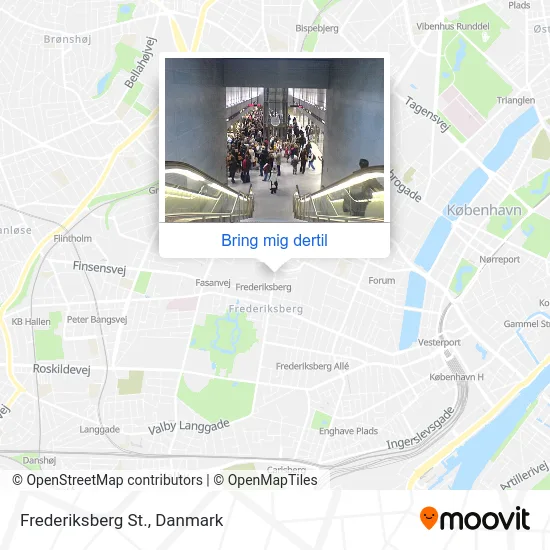 Frederiksberg St. kort