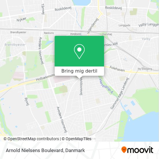 Arnold Nielsens Boulevard kort