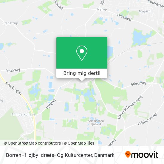 Borren - Højby Idræts- Og Kulturcenter kort