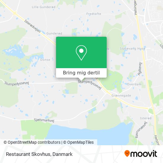 Restaurant Skovhus kort