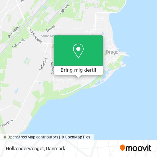 Hollændervænget kort