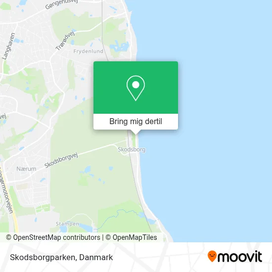 Skodsborgparken kort