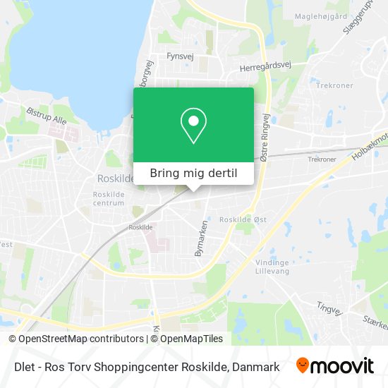 Dlet - Ros Torv Shoppingcenter Roskilde kort