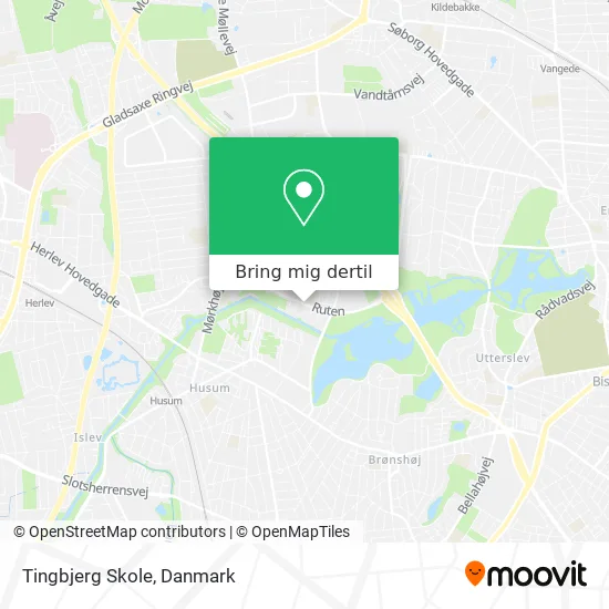 Tingbjerg Skole kort