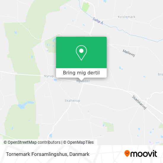 Tornemark Forsamlingshus kort