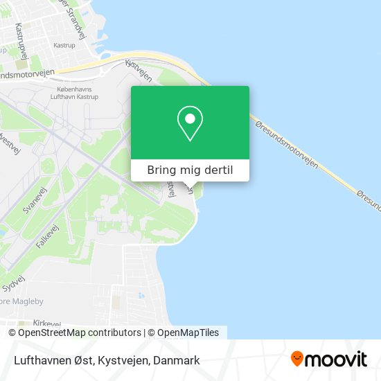 Lufthavnen Øst, Kystvejen kort