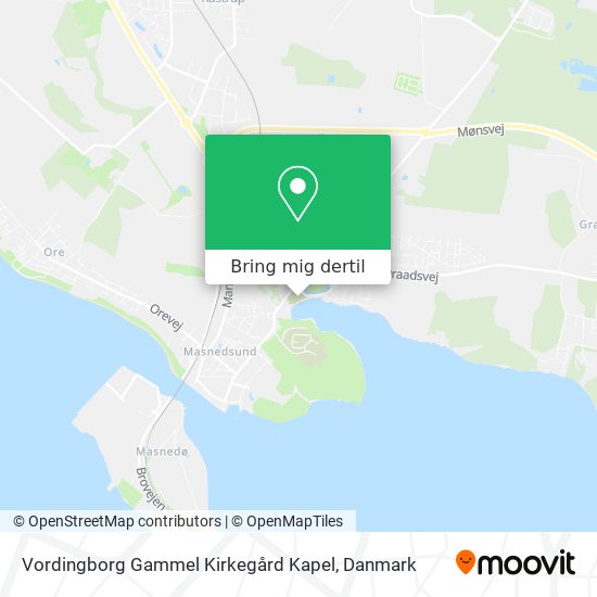 Vordingborg Gammel Kirkegård Kapel kort