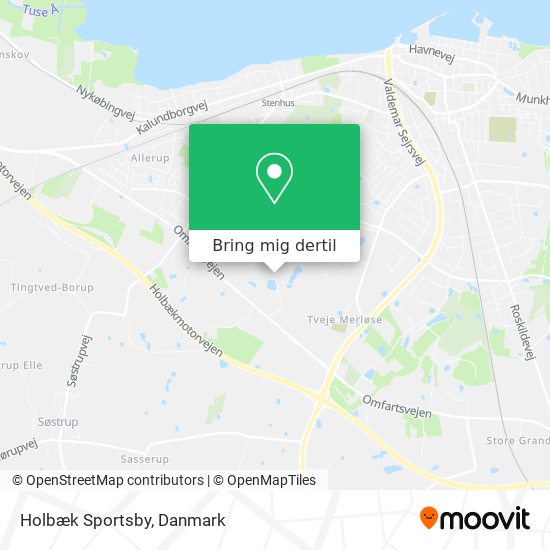 Holbæk Sportsby kort