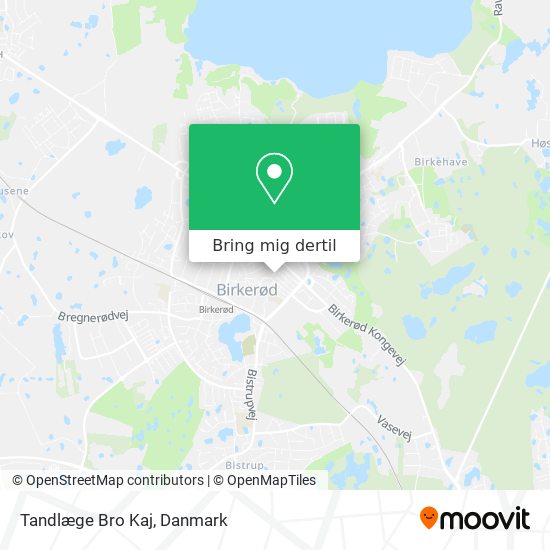 Tandlæge Bro Kaj kort