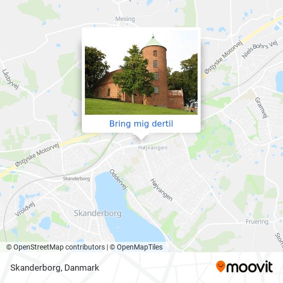 Skanderborg kort