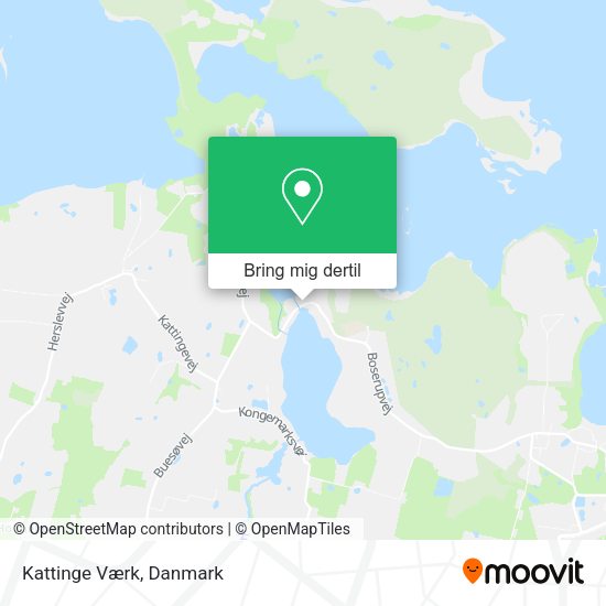 Kattinge Værk kort