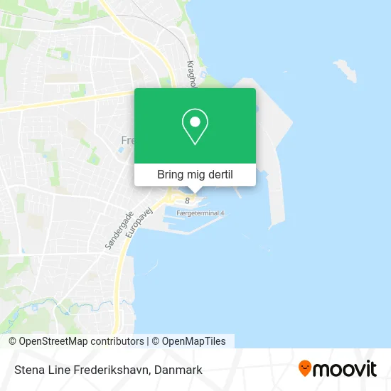 Stena Line Frederikshavn kort