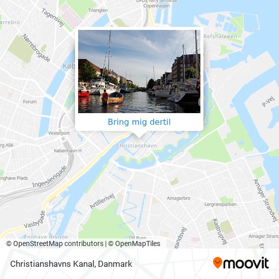 Christianshavns Kanal kort